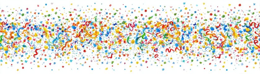 Obraz premium Colorful Confetti Celebration Background