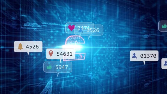 Vertical video: Core flare sparking circuit grid neon GBP emerging pulsing bubbles orbiting metrics