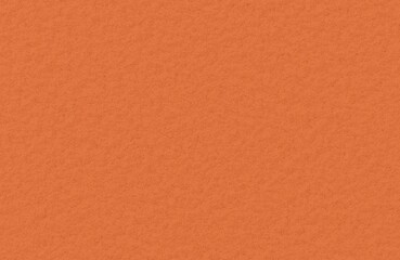 Fototapeta premium Bright orange textured felt fabric background with soft grainy surface.
