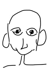 Obraz premium vector illustration of a cartoon character