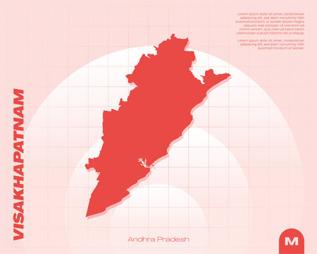 Premium, fully editable vector map of Visakhapatnam district, Andhra Pradesh.
A versatile illustration with scalable layers, perfect for professional geographic design and customisation.