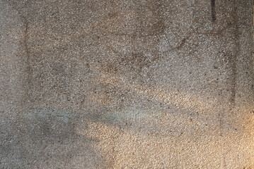 Fototapeta premium Fine sand or concrete ground texture with smooth grain, minimal neutral background for design