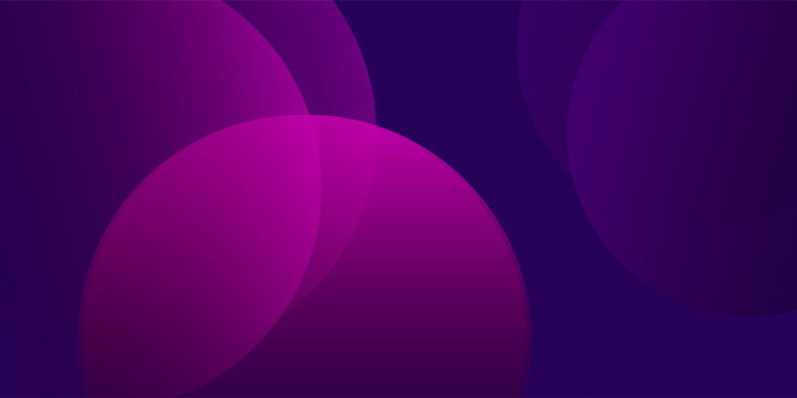 Minimal geometric background. Purple elements with fluid gradient. Cool background design for posters. Eps10 vector
