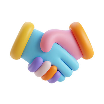 Handshake Between Two People Together.