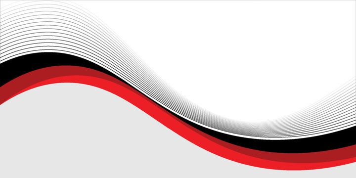 abstract red and blak business banner background with dynamic curves composition,eps.10