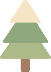 Fototapeta premium wooden christmas tree