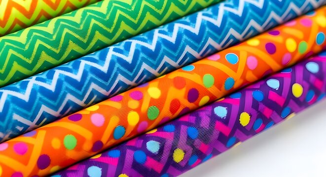 Calcetines de diferentes colores como fondo, primer plano