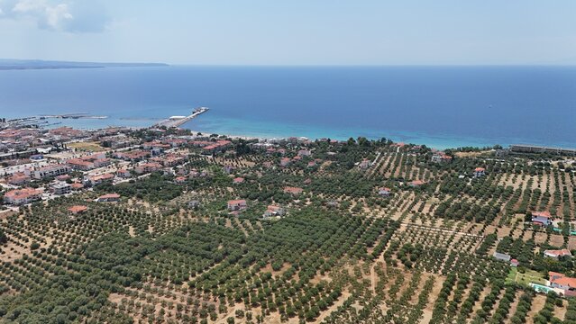 Nea Moudania von oben