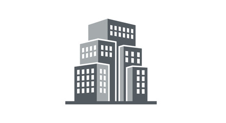Fototapeta premium Minimalist representation of urban structures, showcasing modernity and architectural design