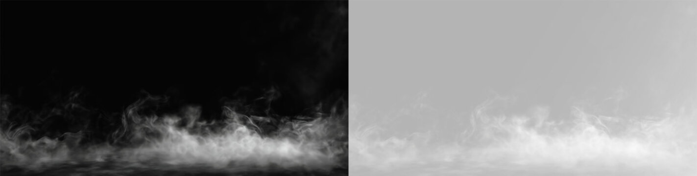 White burnout smoke clouds from drifting tires on asphalt