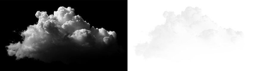 White clouds drift across a clear sky during the daytime in a serene atmosphere above a natural landscape © Liubov