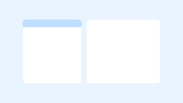 淡いブルーの2分割パネル付きシンプル背景素材