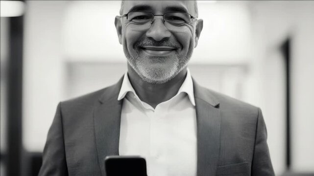 Man with graying hair, glasses, and goatee smiling at the camera. He's wearing a suit and has a casual shirt underneath.