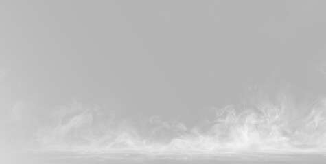 White burnout smoke clouds from drifting tires on asphalt © Alehandro