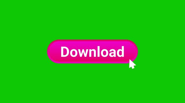 Download button click animation video