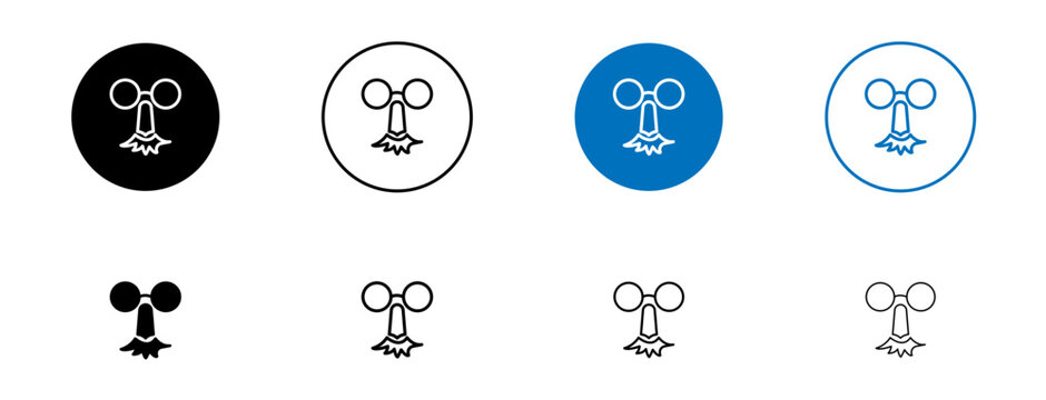 Joke day icons set. vector illustration