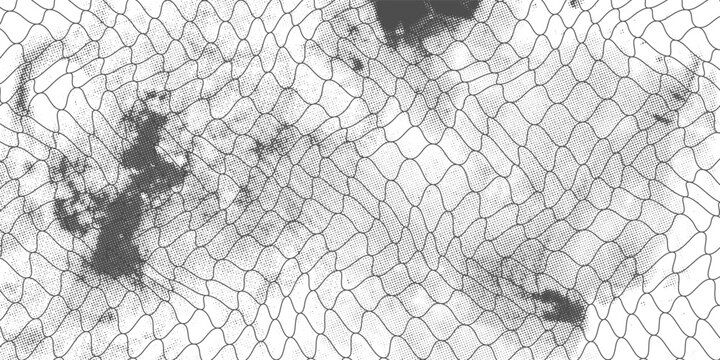 Curved net pattern. Seamless design for sportswear or equipment like soccer goals, volleyball nets, basketball hoops, hockey nets, and athletic gear. white background