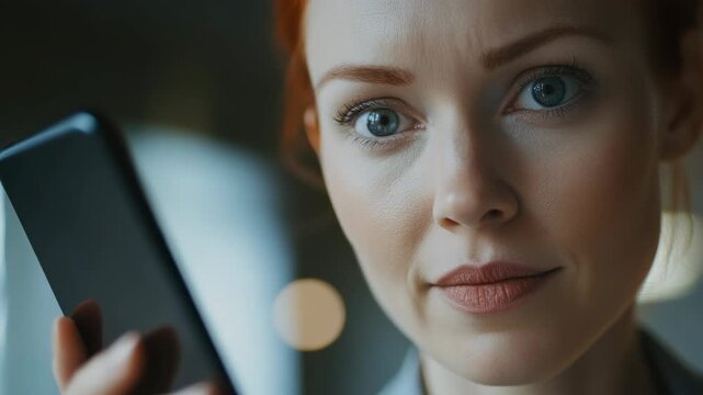 Woman using two cell phones, showing engagement in conversation and work, symbolizing multitasking and modern life reliance on technology.