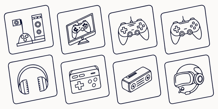 Gaming console and accessories game controller headset speaker