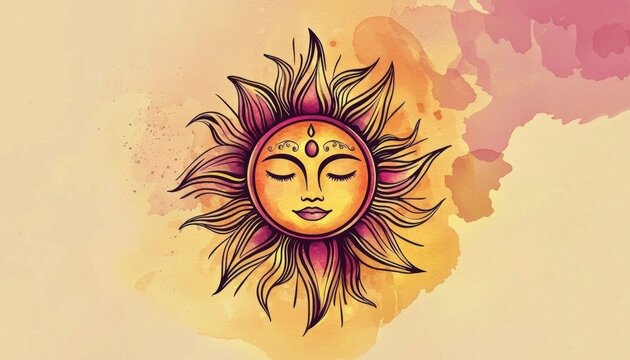 Celebrating Sinhala New Year with a Calm-Faced Sun