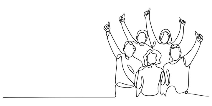Line Up Clipart Black And White