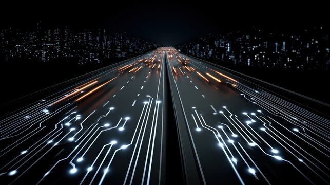 Semiconductor data pathway toward smart city, edge computing concept