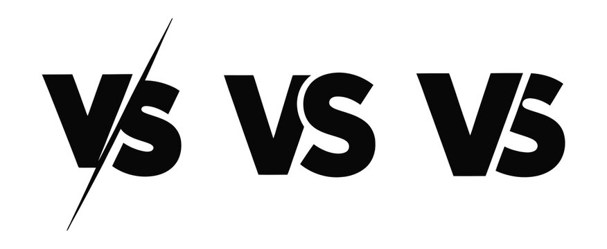 Diagonal slash versus sign for competitive graphics