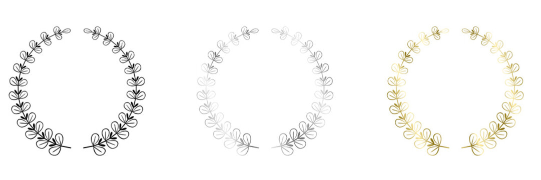 Laurel Wreath Award decorative  graphic for awesome design.