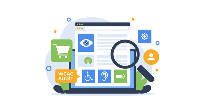WCAG Audit and Web Accessibility Compliance Review for Digital Platforms - Illustration