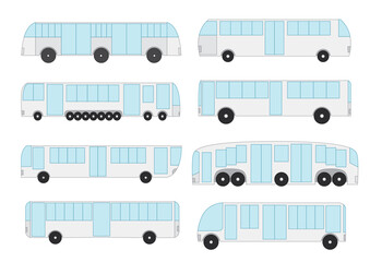 bus design on white background © nantana
