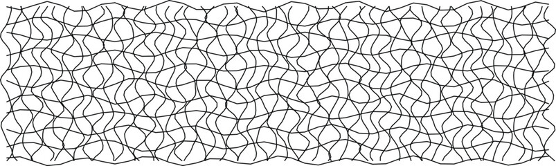 Fototapeta premium A black and white abstract distorted grid pattern, perfect for modern and creative design uses.