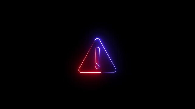 Connection lost alert icon and black  background. The attention grabbing icon highlights the importance of digital safety in today's interconnected world