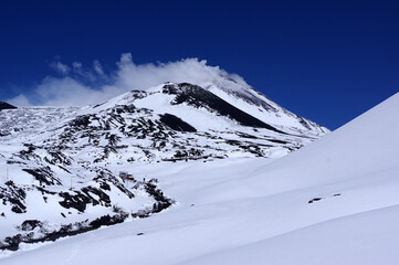 Neige sur l'Etna en Sicile  © Gwenaelle.R