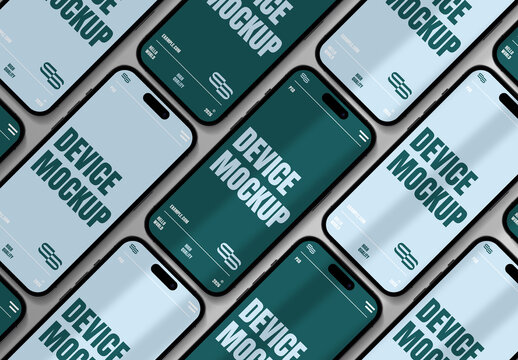 Lying Device Set Mockups