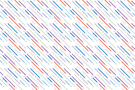 Patr&oacute;n geom&eacute;trico abstracto con l&iacute;neas diagonales de colores y puntos.