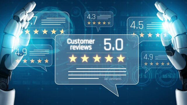 AI enhances customer review and rating system by analyzing review, rating, and customer feedback for deeper trust insights Marrow