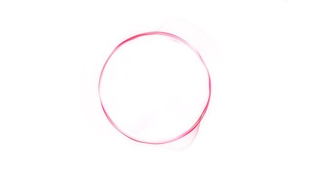 Red transparent energy sphere on minimal white background with soft abstract motion. Seamless 4K 60fps loop with clean glow, airy depth and modern visual balance.