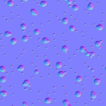 Liquid Drops and Bubbles Normal Map Texture