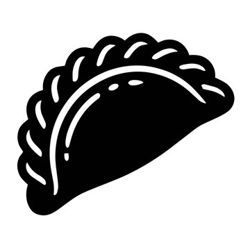 icon empanadas illustration vector