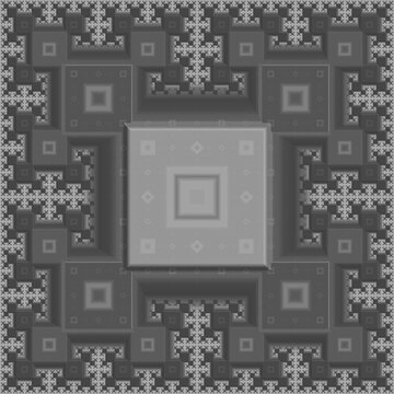 Microprocessor Circuitry Heightmap Displacement Map