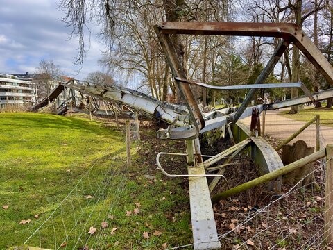 Zerst&ouml;rte Br&uuml;cke in Bad Neuenahr (Rheinland-Pfalz)