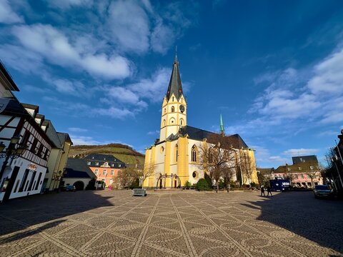 Marktplatz in Ahrweiler (Rheinland-Pfalz)