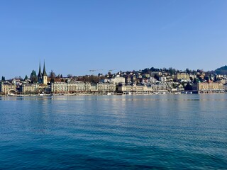 Fototapeta premium Luzern am Vierwaldstättersee (Schweiz)