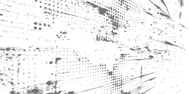 Minimal white grunge texture background, faded halftone dots, scratch paper effect, soft grain, abstract dust overlay, modern graphic design background, monochrome palette, subtle distressed pattern.