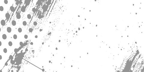Naklejka premium Minimal white grunge texture background, faded halftone dots, scratch paper effect, soft grain, abstract dust overlay, modern graphic design background, monochrome palette, subtle distressed pattern.