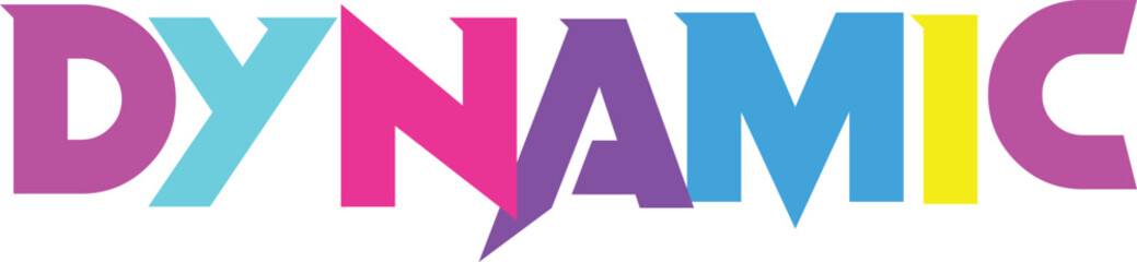 Dynamic typography set, playful letter design for branding, energetic colorful font for modern graphic projects © Md Asif Shahnaoaz