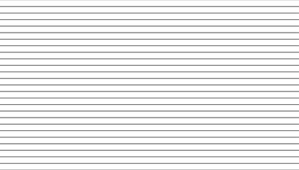 Fototapeta premium Vector black simple lined paper pattern. Horizontal notebook single lines. 
