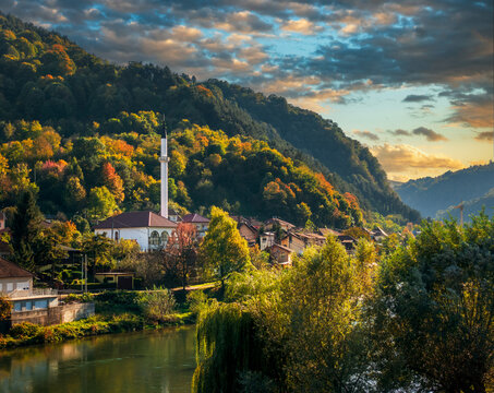 The Vrbas River, which flows through Banja Luka in Bosnia and Herzegovina
