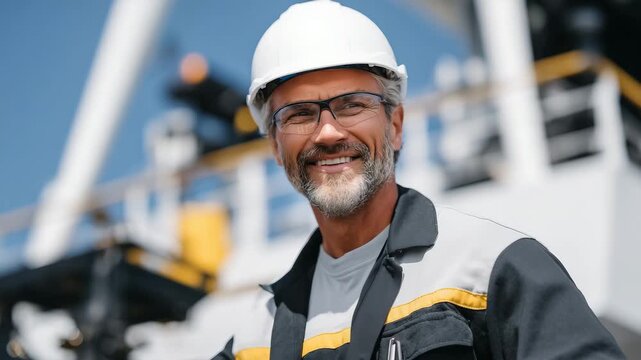 246Routine inspections and scheduled service activities foundation, engineer performing visual inspection on pipelines, high-tech equipment and safety gear visible, proactive maintena