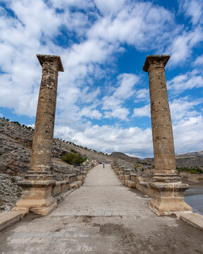 Historical Cendere Bridge in Adiyaman Province